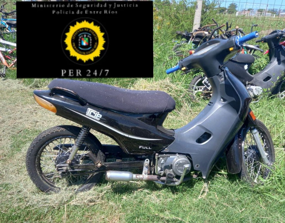 Secuestraron una moto por presentar irregularidades.