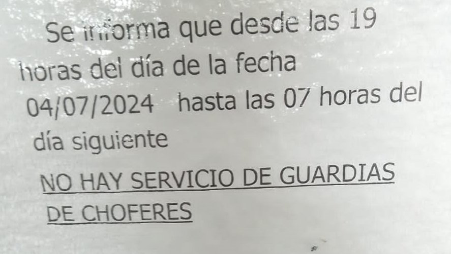 El hospital de General Campos, sin choferes para la ambulancia.