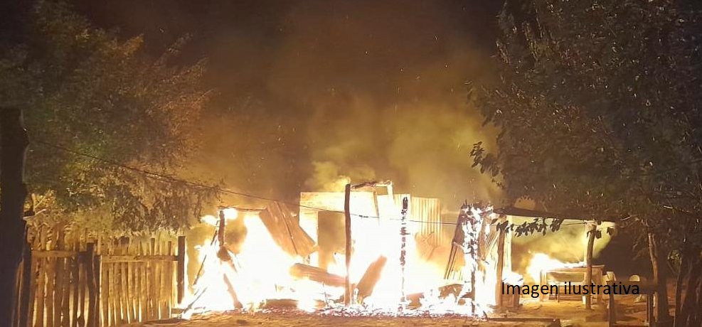 Una persona resulto herida en un incendio en Villa Clara.