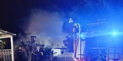 Una vivienda sufri un incendio que caus la destruccin total del inmueble.