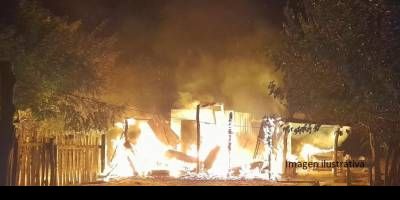 Una persona resulto herida en un incendio en Villa Clara.