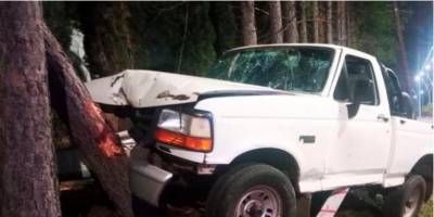 Adolescente se durmi al volante y choc contra un rbol en Chajar