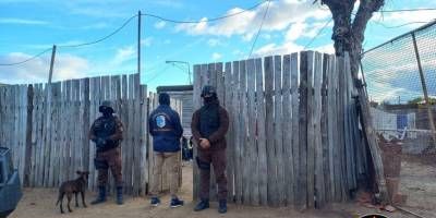 Mega operativo por narcotrfico en Concordia con participacin de toxicologa de San Salvador.