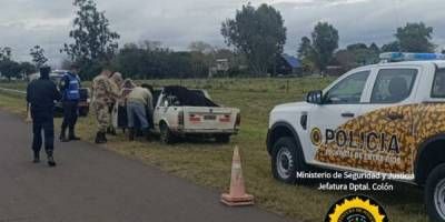 Decomisaron un ciervo axis e identificaron a dos hombres oriundos de San Salvador.