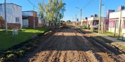 Mendelovich sigue mejorando las distintas calles de la localidad.