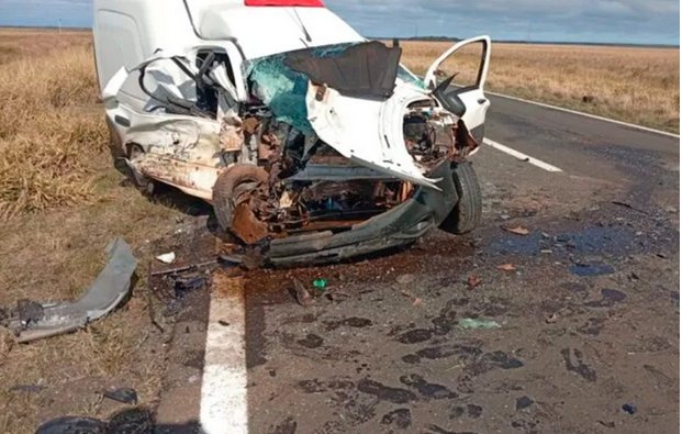 Una mujer muri tras un choque frontal en la ruta nacional 14.