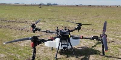 El empresario Bianchini present el primer drone mas grande de Entre Ros.
