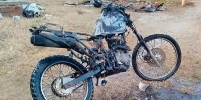 Altercado en Villaguay termin con un hombre grave y una moto incendiada.