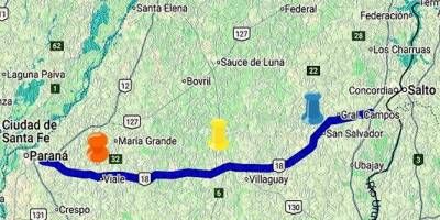 Habra tres peajes en ruta 18: San Salvador, Villaguay y Viale.