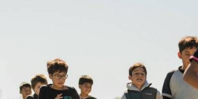 Entrega de material deportivo a escuelas primarias
