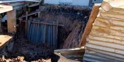 Una mujer sufri graves lesiones al caer en la obra de un templo en construccin en Chajar