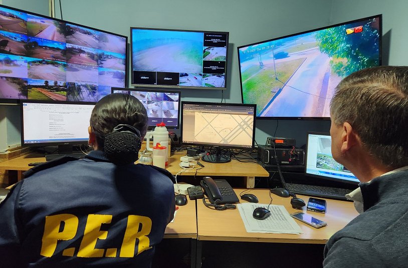 Centro de videovigilancia: el municipio invirti ms de 5 millones de pesos.