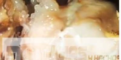 Concejal de General Campos vendi una pata de cerdo con gusanos.