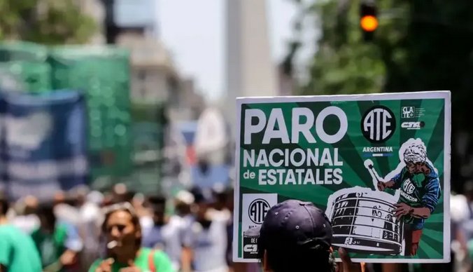 ATE convoc a un paro nacional el 19 de noviembre contra la reforma laboral 