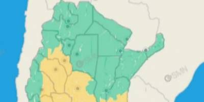 Emitieron alerta por tormentas y ocasional granizo para una zona de Entre Ros.