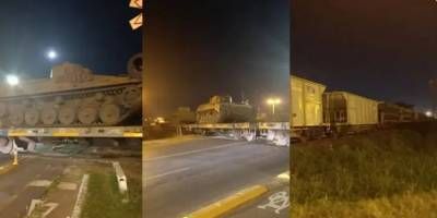 Descarril en Concordia un tren que transportaba tanques del Ejrcito 