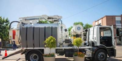 El municipio adquiri�  un Desobstructor de cloaca.