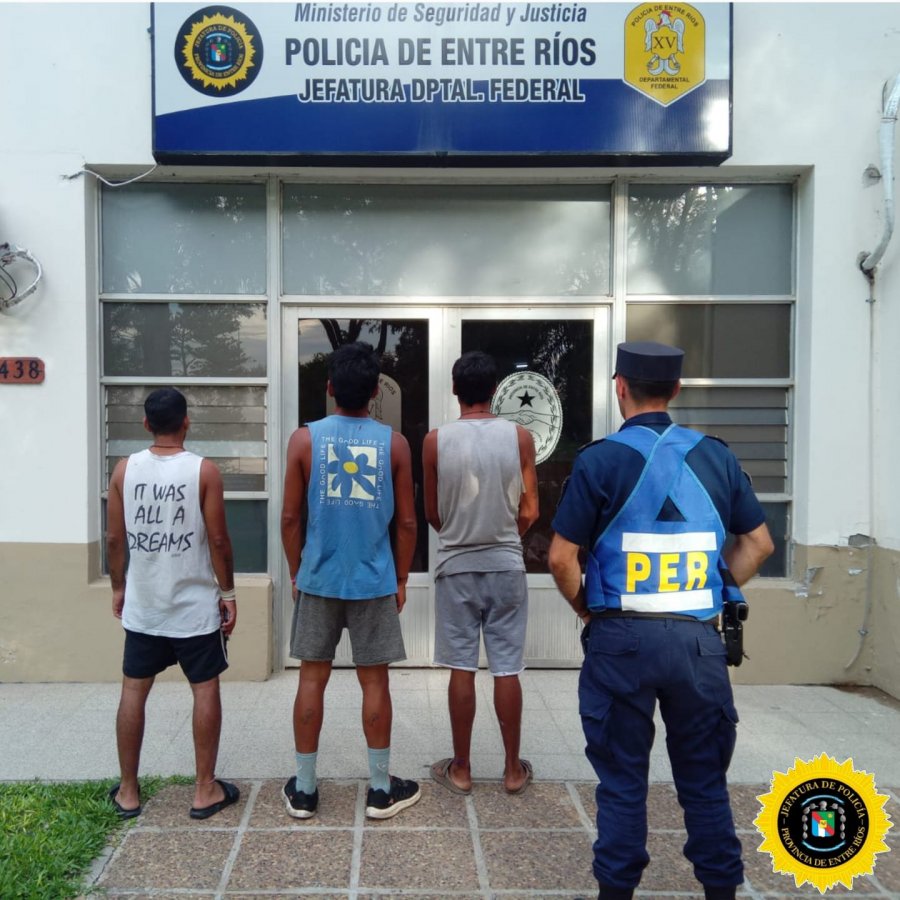 Detuvieron a tres hombres por ocasionar da�os en una estancia en Cha�ar.