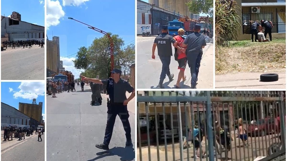 Reprimieron a trabajadores del puerto de C. del Uruguay en medio de una conciliaci�n obligatoria.