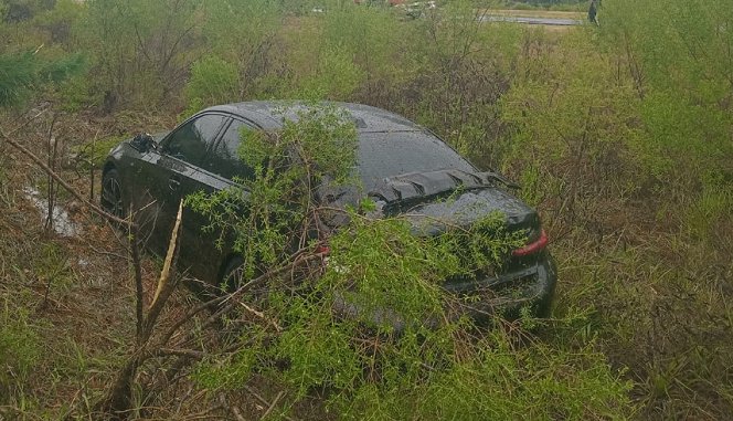 Perdi� el control y termin� en la banquina de la ruta 14.