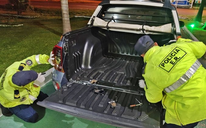 Autovía 14: secuestraron casi 100 celulares de contrabando, valuados en 30 millones de pesos.