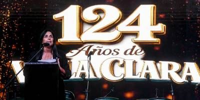 La vicegobernadora particip� de los festejos del aniversario de Villa Clara