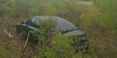Perdi� el control y termin� en la banquina de la ruta 14.