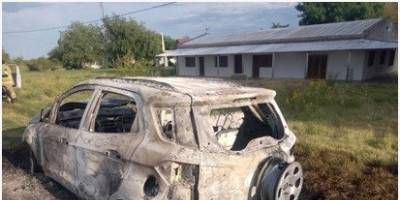 Camioneta se incendi� en su totalidad sobre la ruta 18.