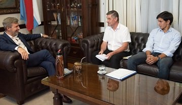 Zambón se reunió con Frigerio para avanzar en obras claves para San Salvador.