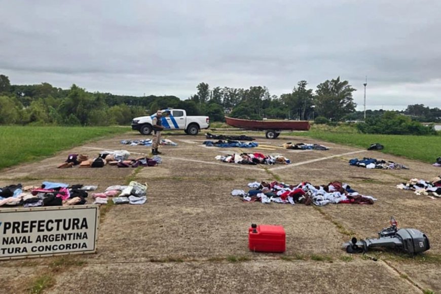 Historia repetida. Prefectura secuestró 901 prendas de vestir en embarcación que iba a Salto