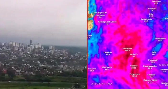 Frente frío reactivará tormentas en la región central del país: cómo impactará en Entre Ríos.