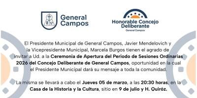 Mendelovich reprograma su discurso para el jueves 12.