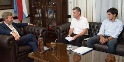 Zambón se reunió con Frigerio para avanzar en obras claves para San Salvador.