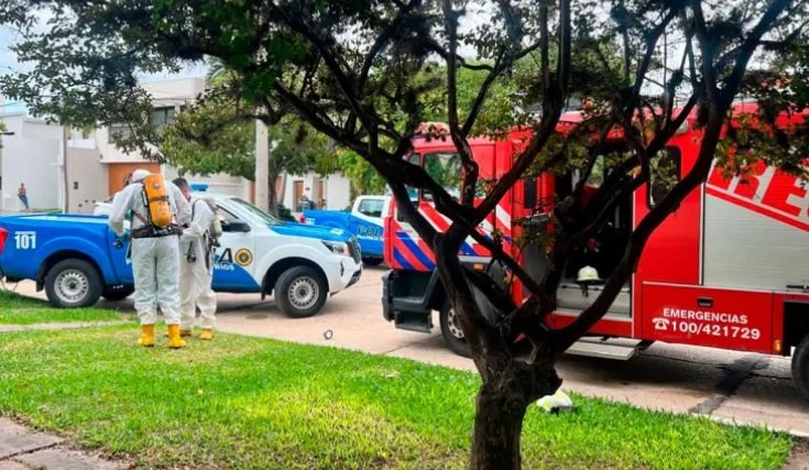 Murió un hombre tras un incendio en un complejo de departamentos de Chajari.