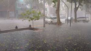 Rige un alerta por tormentas fuertes para este lunes.