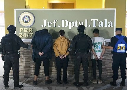 Rosario del Tala: Secuestraron cocaína, marihuana, dólares, pesos y cheques.