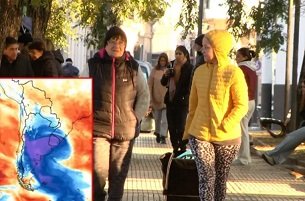 Llega a nuestra provincia una masa de aire muy frio.