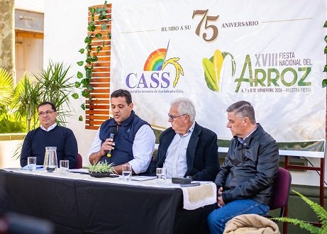 Se presentó oficialmente la XVIII FNA en la Cooperativa Arrocera.