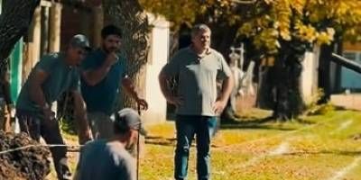 Avanza la obra de cordón cuneta en calle San Martín de General Campos.