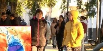 Llega a nuestra provincia una masa de aire muy frio.