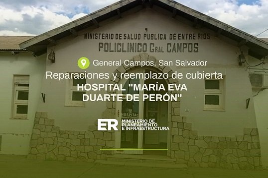 Provincia licitará obras de infraestructura por 214 millones de pesos para el hospital de General Campos