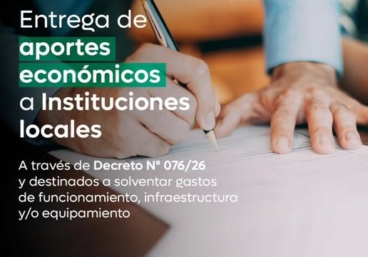 Entregaron aportes del Fondo de Asistencia a la comunidad.