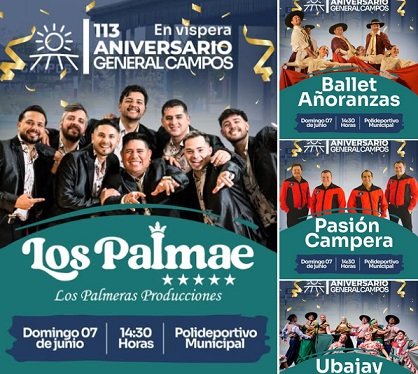 General Campos se prepara para los festejos de los 113 años.