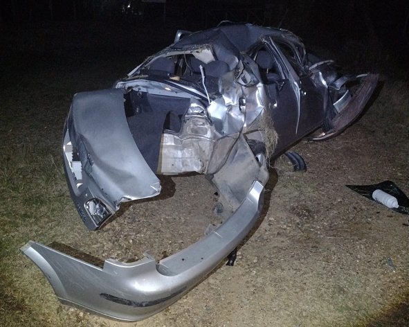 La Criolla: un auto despistó y su conductor terminó hospitalizado.
