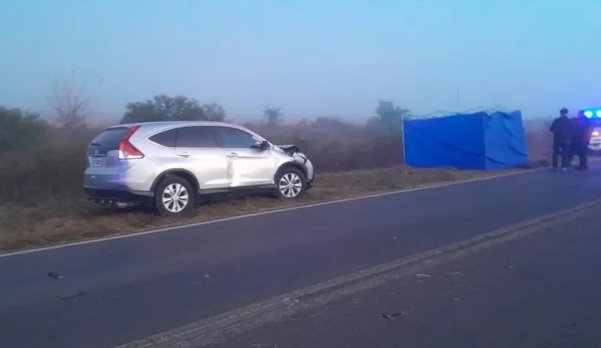 Falleció un hombre al ser embestido por una camioneta mientras caminaba por ruta provincial 32 