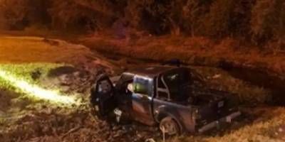 Tres adolescentes hospitalizados tras el despiste de una camioneta en Villaguay.