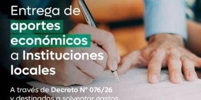 Entregaron aportes del Fondo de Asistencia a la comunidad.