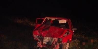 Choque frontal en la Ruta 18: un hombre fue hospitalizado tras el impacto entre un auto y una camioneta 
