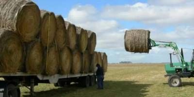 Un trabajador rural falleció tras ser aplastado por un rollo de alfalfa.