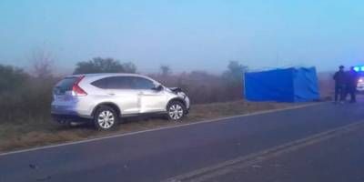 Falleció un hombre al ser embestido por una camioneta mientras caminaba por ruta provincial 32 